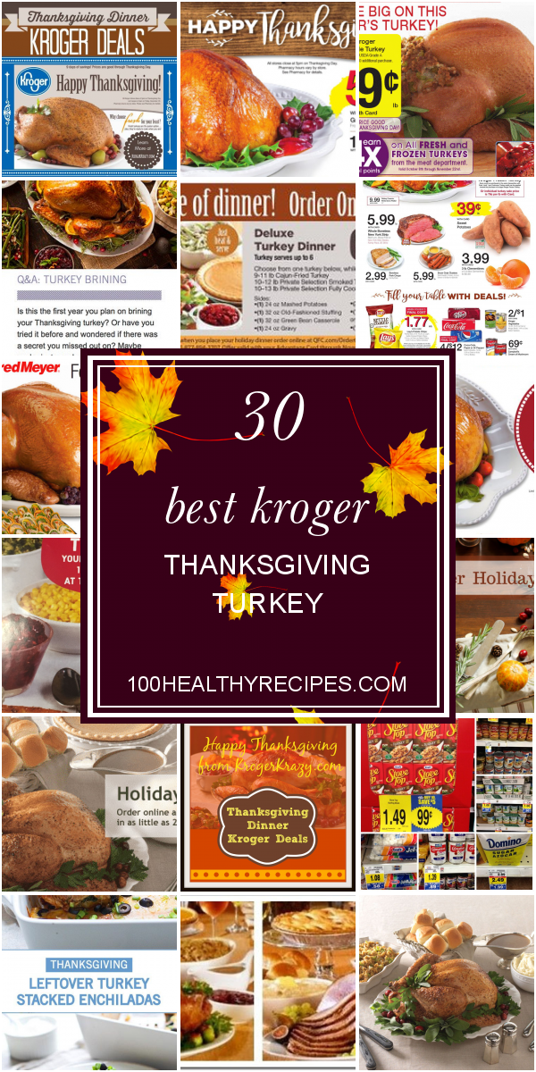 Kroger Thanksgiving Menu Cook Take Out Or Dine Out Compare